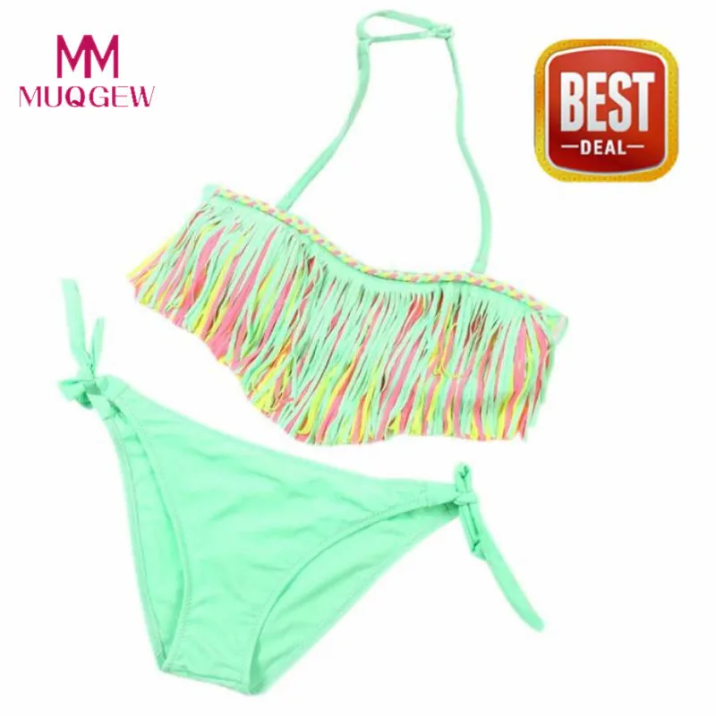 1Set Girls Summer Baby Swimwear Tassel Kids Split Nylon Swimsuit Bikini Set 2018 New Bikini Swimwear Girl Sets For 3-12 Years
1Set Girls Summer Baby Swimwear Tassel Kids Split Nylon Swimsuit Bikini Set 2018 New Bikini Swimwear Girl Sets For 3-12 Years