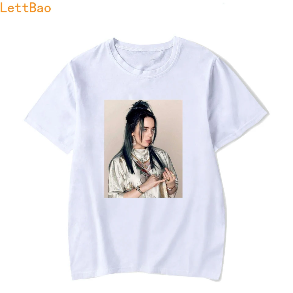 Billie Eilish T Shirt women 90s aesthetic Casual rock T-shirt O-Neck cotton Short Sleeve Summer 2019 vogue style Tee Shirt homme
Billie Eilish T Shirt women 90s aesthetic Casual rock T-shirt O-Neck cotton Short Sleeve Summer 2019 vogue style Tee Shirt homme