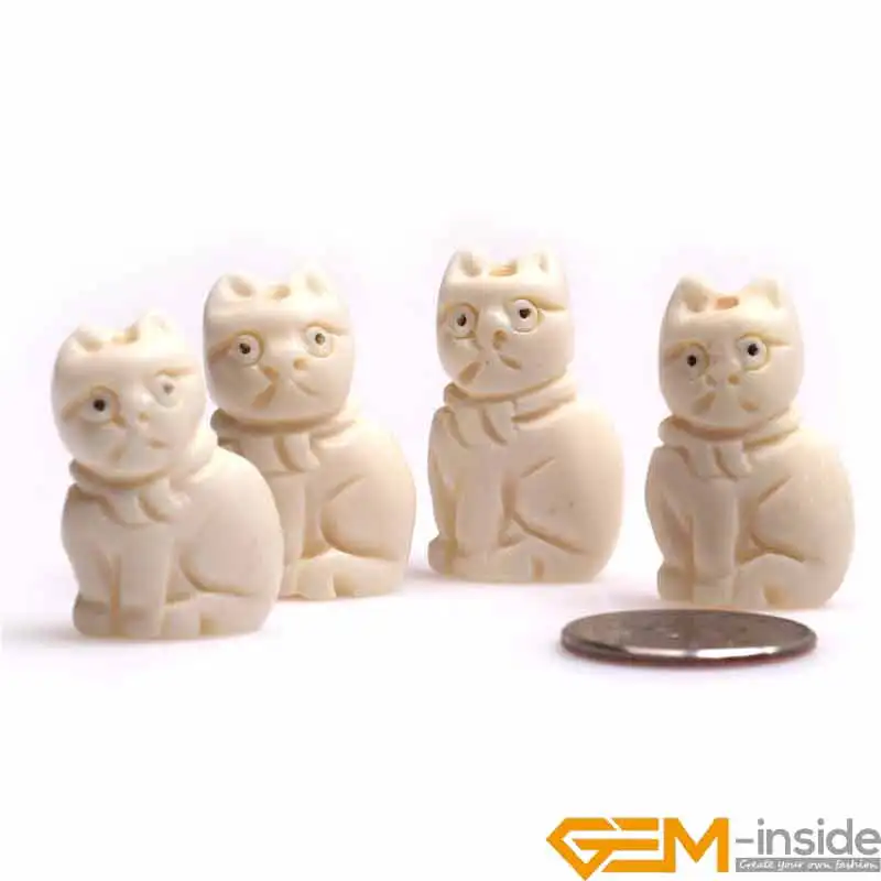 14x23mm Big Large Carved Bone Animal Cat Beads Loose Bead For Jewelry Making Bulk 4 PCS Wholesale
14x23mm Big Large Carved Bone Animal Cat Beads Loose Bead For Jewelry Making Bulk 4 PCS Wholesale