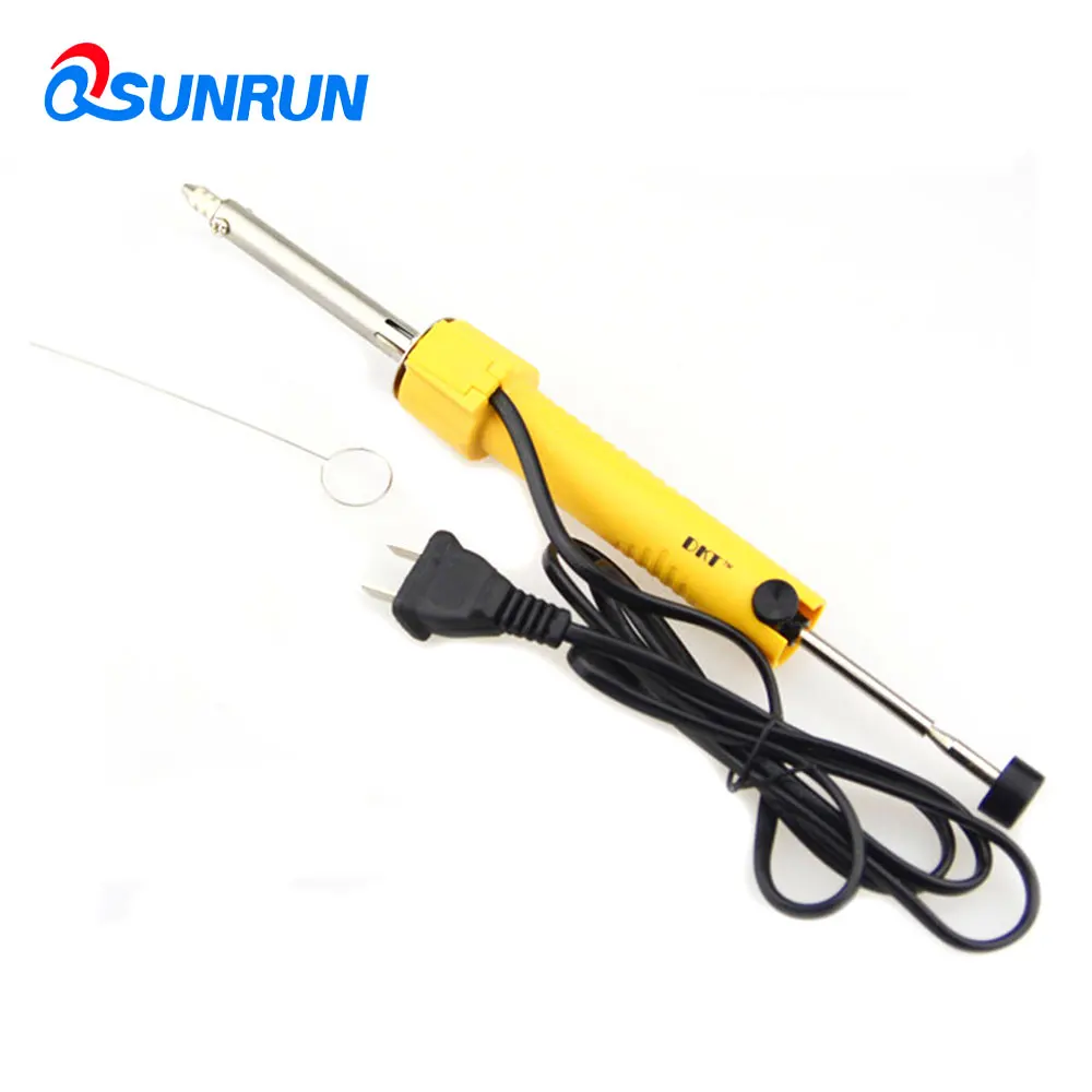 QSUNRUN Hand held 30W Electric Tin Dual -Use Suction Sucker Pen Desoldering Pump Soldering Tool With PCB Board Nozzle Cleaner
QSUNRUN Hand held 30W Electric Tin Dual -Use Suction Sucker Pen Desoldering Pump Soldering Tool With PCB Board Nozzle Cleaner