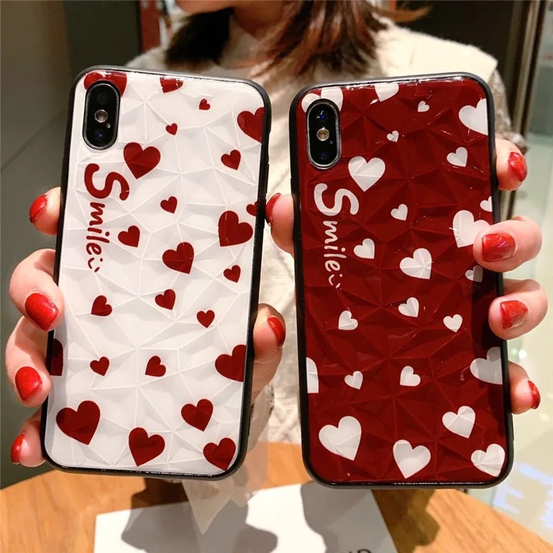 Case For iphone X 10 XR XS Max 7 8 6 6S Love Heart Diamond Soft+Acrylic For iphone 6Plus 6SPlus 7Plus 8Plus Phone Fundas Cover
Case For iphone X 10 XR XS Max 7 8 6 6S Love Heart Diamond Soft+Acrylic For iphone 6Plus 6SPlus 7Plus 8Plus Phone Fundas Cover