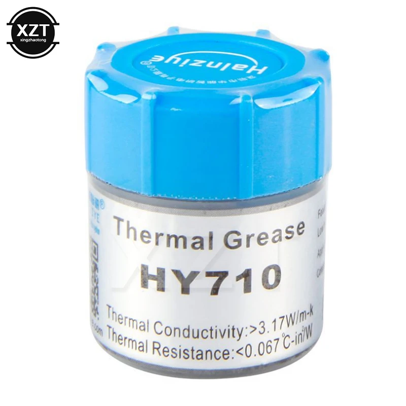 1PCS HY710 Silver Cooling Fan Thermal Grease Paste Compound Silicon Chipset Cooling For CPU GPU HeatSink Processor NEWEST
1PCS HY710 Silver Cooling Fan Thermal Grease Paste Compound Silicon Chipset Cooling For CPU GPU HeatSink Processor NEWEST