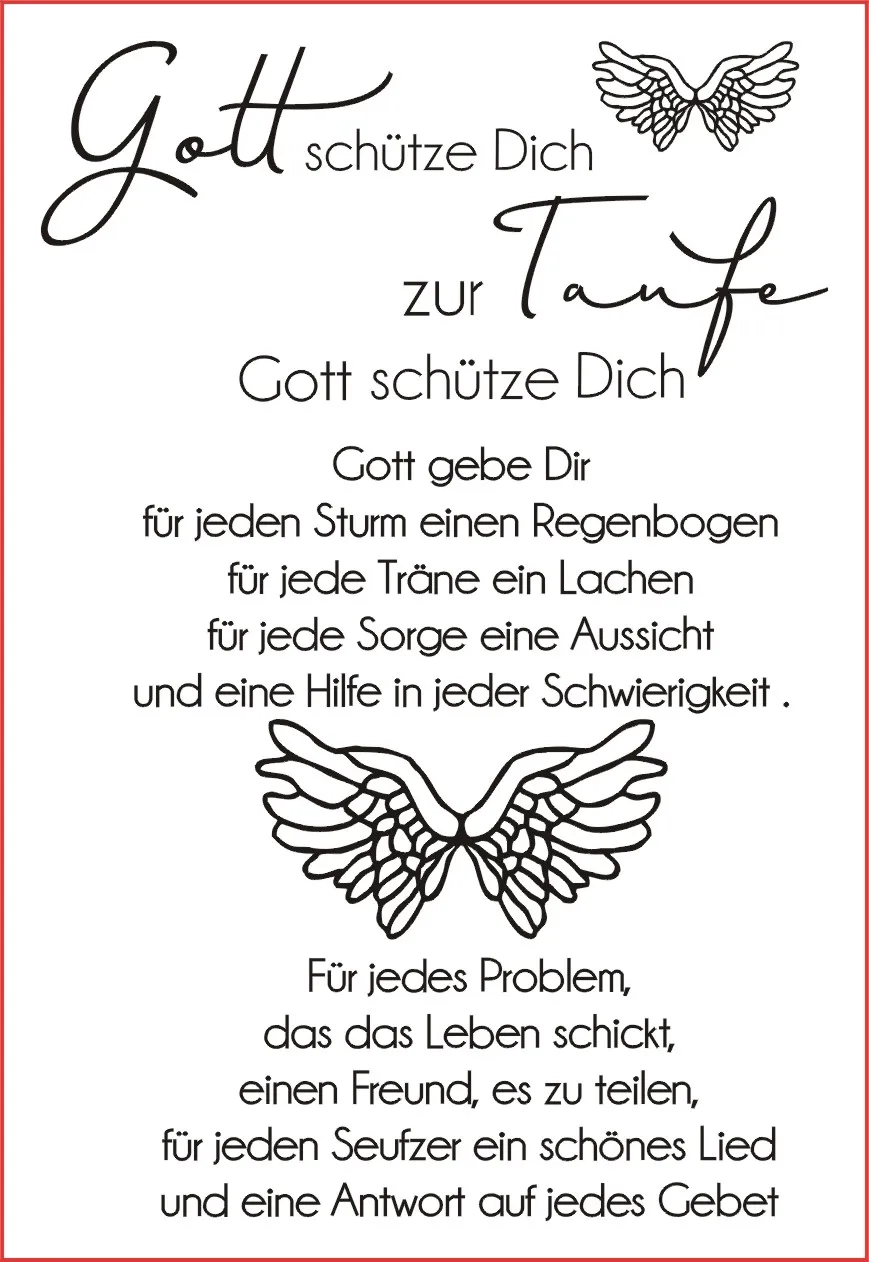 German Transparent Clear Silicone Stamp/Seal for DIY scrapbooking/photo album Decorative clear stamp Y01
German Transparent Clear Silicone Stamp/Seal for DIY scrapbooking/photo album Decorative clear stamp Y01