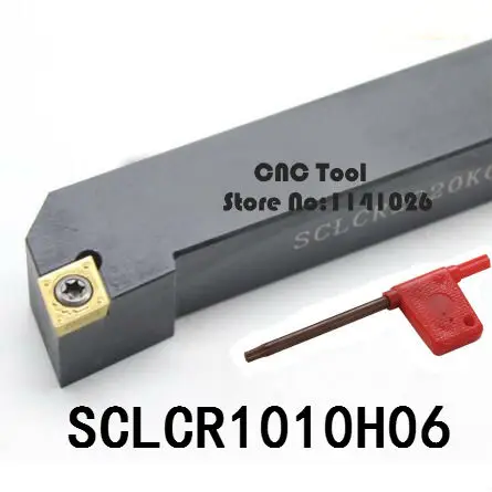 SCLCR1010H06/ SCLCL1010H06 CNC turning tool holder, External turning tools, Lathe cutting tool,Tool holder for CCMT0602 Insert
SCLCR1010H06/ SCLCL1010H06 CNC turning tool holder, External turning tools, Lathe cutting tool,Tool holder for CCMT0602 Insert