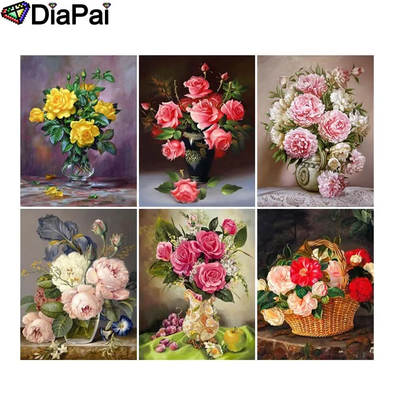 DIAPAI 5D DIY Diamond Painting 100% Full Square/Round Drill "Colored flower landscape" 3D Embroidery Cross Stitch Home Decor
DIAPAI 5D DIY Diamond Painting 100% Full Square/Round Drill "Colored flower landscape" 3D Embroidery Cross Stitch Home Decor