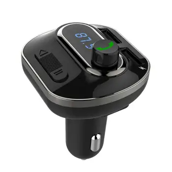Auto Car FM Transmitter T19 USB Charger Adapter Support TF Card U Disk Manos Libres Bluetooth V4.2 Hands-Free Car MP3 Player
Auto Car FM Transmitter T19 USB Charger Adapter Support TF Card U Disk Manos Libres Bluetooth V4.2 Hands-Free Car MP3 Player