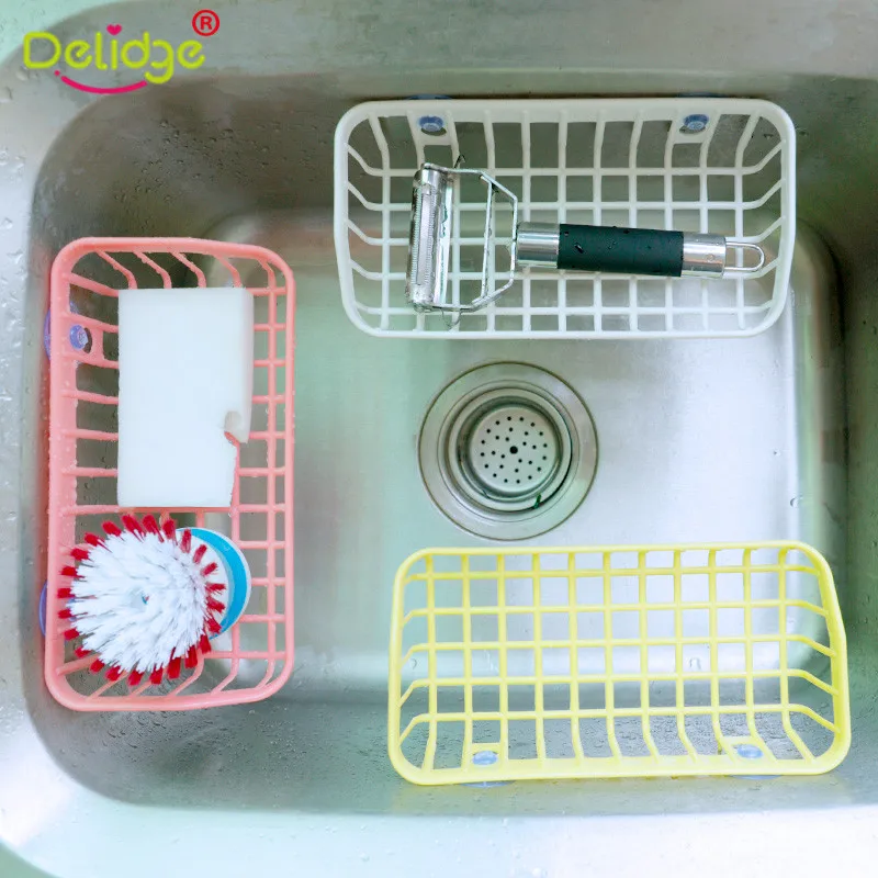 Multifunction Double Sucker Kitchen Drain Basket Household Sink Rack Washing Sponge Storage Shelf Cutlery Storage Rack
Multifunction Double Sucker Kitchen Drain Basket Household Sink Rack Washing Sponge Storage Shelf Cutlery Storage Rack