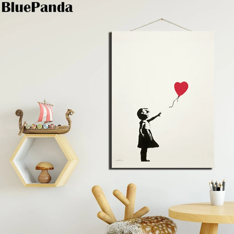 Banksy The Little Girl And Balloon Street Art Canvas Picture Graffit Paintings For Living Room Poster On The Wall Home Decor
Banksy The Little Girl And Balloon Street Art Canvas Picture Graffit Paintings For Living Room Poster On The Wall Home Decor