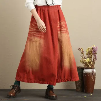 Wide leg Denim Pants Elastic Waist Plus Size baggy jeans Ladies Casual Skirt pants Washed Ankle Length trousers femlae G101706
Wide leg Denim Pants Elastic Waist Plus Size baggy jeans Ladies Casual Skirt pants Washed Ankle Length trousers femlae G101706