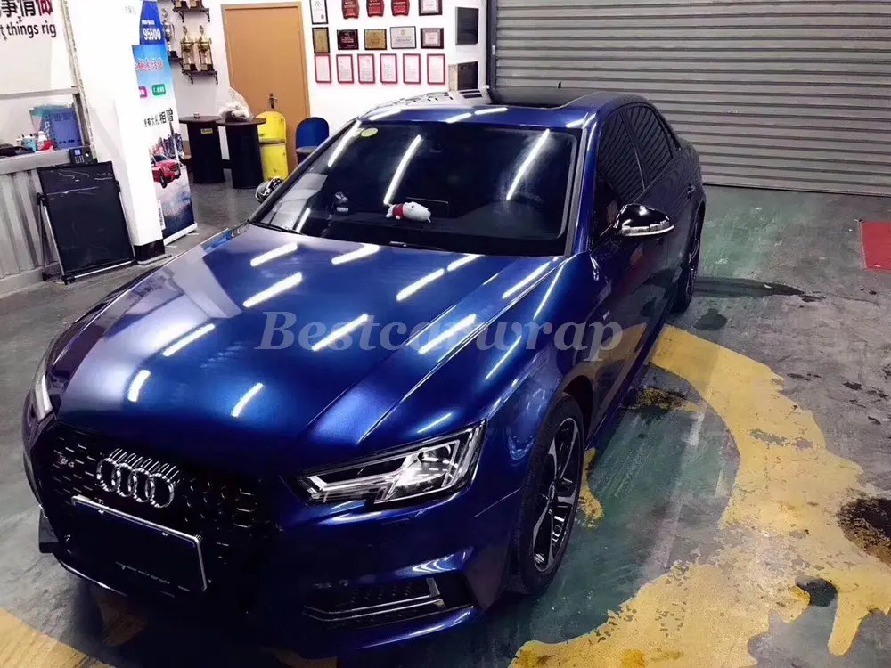 Gloss Metallic Galaxy Blue Vinyl Wrap For car wrap Covering with Air bubble free Like 3M Quality PROTWRAPS Size:1.52*20M
Gloss Metallic Galaxy Blue Vinyl Wrap For car wrap Covering with Air bubble free Like 3M Quality PROTWRAPS Size:1.52*20M