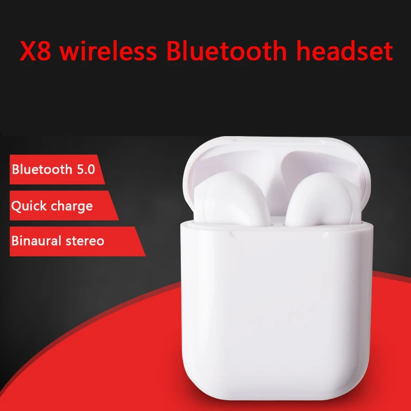 Hua Eagle NEW X8 TWS 1:1 Replica Pop-up Wireless Earphone Bluetooth Earphones Suitable for the iphone and android phone headset
Hua Eagle NEW X8 TWS 1:1 Replica Pop-up Wireless Earphone Bluetooth Earphones Suitable for the iphone and android phone headset