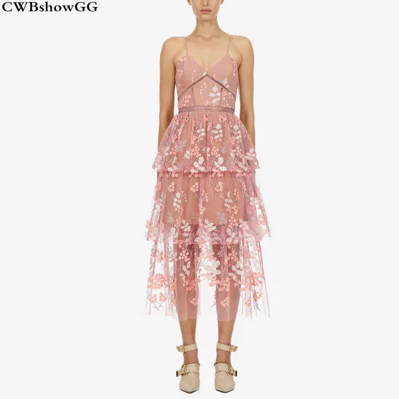 CWBshowGG Runway Self-Portrait high quality lace mesh sequins patchwork waist spaghetti strap backless holiday vestidos dress
CWBshowGG Runway Self-Portrait high quality lace mesh sequins patchwork waist spaghetti strap backless holiday vestidos dress