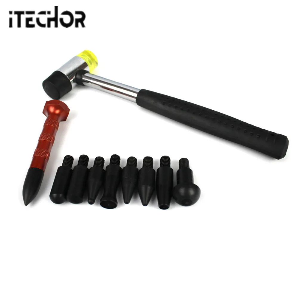 iTECHOR Tools Set Auto Dent Repair Tool Set Indentation Repair Pen and Hammer Auto Dent Body repair tools Dent removal tool kit
iTECHOR Tools Set Auto Dent Repair Tool Set Indentation Repair Pen and Hammer Auto Dent Body repair tools Dent removal tool kit