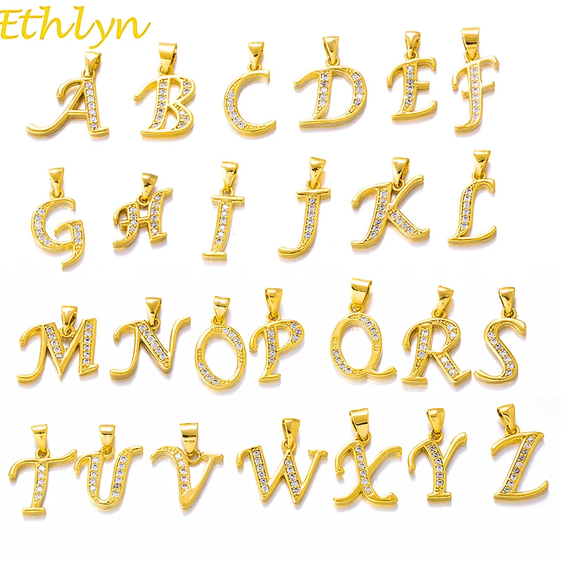 Ethlyn Small Letters Necklace Gift Gold Color with Gem Initial Pendant Chain 45cm for Women Cubic Zirconia Cute Style Jewelry
Ethlyn Small Letters Necklace Gift Gold Color with Gem Initial Pendant Chain 45cm for Women Cubic Zirconia Cute Style Jewelry