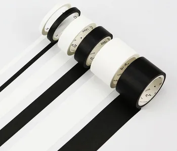 2000pcs 5mm/15mm Solid White Black Basic Decorative Paper Writable Adhesive Washi Masking Tape School Supplies Stationery
2000pcs 5mm/15mm Solid White Black Basic Decorative Paper Writable Adhesive Washi Masking Tape School Supplies Stationery
