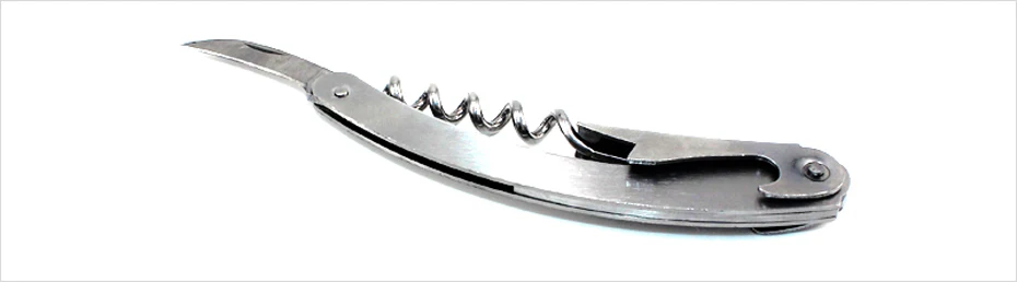 Bottle Opener With Folding Knife
