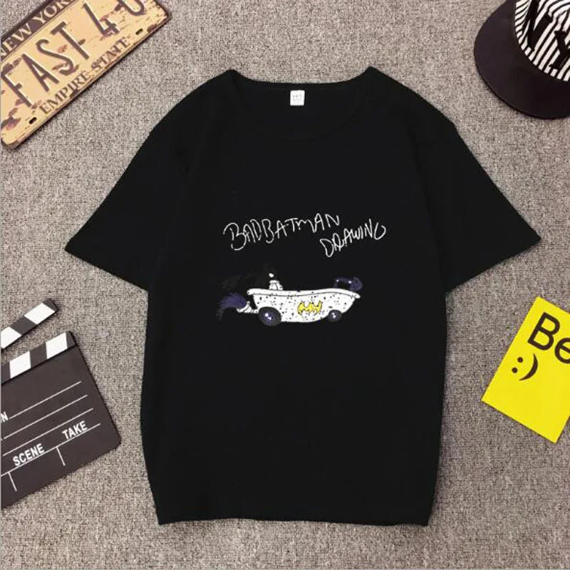 BAD BATMAN DRAWING Print T shirt Women High Quality Short Sleeve O Neck Cotton Spandex Women Tops Casual Slim T-shirt Women
BAD BATMAN DRAWING Print T shirt Women High Quality Short Sleeve O Neck Cotton Spandex Women Tops Casual Slim T-shirt Women