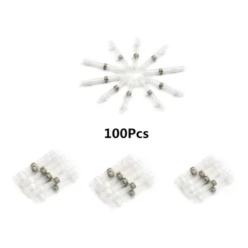 100PCS/lot Electrical Cable Wire Connectors White 1.5mm Heat Shrink Solder Butt Splice Terminals Seal Soldering Terminal Kits
100PCS/lot Electrical Cable Wire Connectors White 1.5mm Heat Shrink Solder Butt Splice Terminals Seal Soldering Terminal Kits