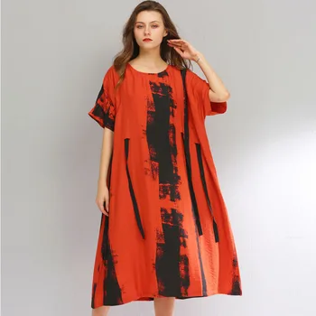 2019 Summer Women Cotton loose long Dress elegant stripe printed raglan sleeves comfortable maxi dress longos vestidos plus size
2019 Summer Women Cotton loose long Dress elegant stripe printed raglan sleeves comfortable maxi dress longos vestidos plus size