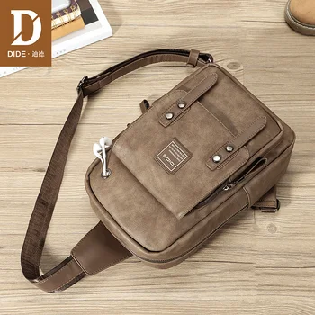 DIDE 2020 Large Capacity Chest Bag Men Anti-theft Shoulder Messenger Bag Male Waterproof Casual Vintage ipad Bag Luxury brand
DIDE 2020 Large Capacity Chest Bag Men Anti-theft Shoulder Messenger Bag Male Waterproof Casual Vintage ipad Bag Luxury brand