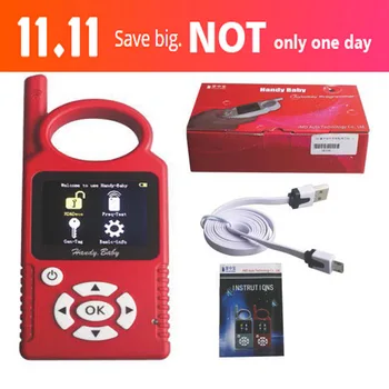 2017 Free DHL Shipping Multi Language Handy Baby 8.3 Transponder Hand-held Car Copy Key Handybaby Programmer for 4D/46/48 Chips
2017 Free DHL Shipping Multi Language Handy Baby 8.3 Transponder Hand-held Car Copy Key Handybaby Programmer for 4D/46/48 Chips