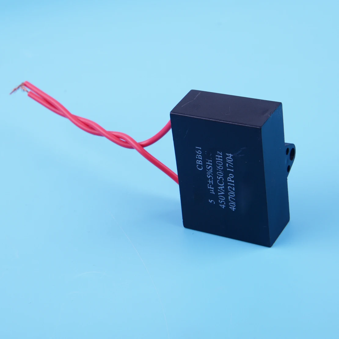 LETAOSK High Quality CBB61 Capacitor 5uf 2 Wire 50/60Hz 450VAC For Ceiling Fan Start-up AC-powered one-way motor
LETAOSK High Quality CBB61 Capacitor 5uf 2 Wire 50/60Hz 450VAC For Ceiling Fan Start-up AC-powered one-way motor