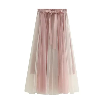 2019 Summer women high waist mesh skirts lady patchwork coloar tulle skirts female mesh skirt
2019 Summer women high waist mesh skirts lady patchwork coloar tulle skirts female mesh skirt