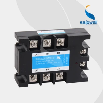 10A 3-32V DC Three-phase Relay AC Output SSR-DA /AC Controllerd Solid State Relay (SHG1-3/032F-38 10A)
10A 3-32V DC Three-phase Relay AC Output SSR-DA /AC Controllerd Solid State Relay (SHG1-3/032F-38 10A)