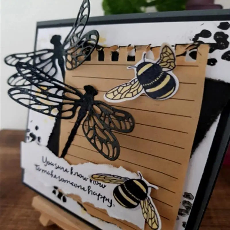 Lovely Dragonfly Photopoly Metal Cutting Dies Stamp Stencil for DIY Scrapbooking Photo Album Embossing Decorative Craft Die
Lovely Dragonfly Photopoly Metal Cutting Dies Stamp Stencil for DIY Scrapbooking Photo Album Embossing Decorative Craft Die