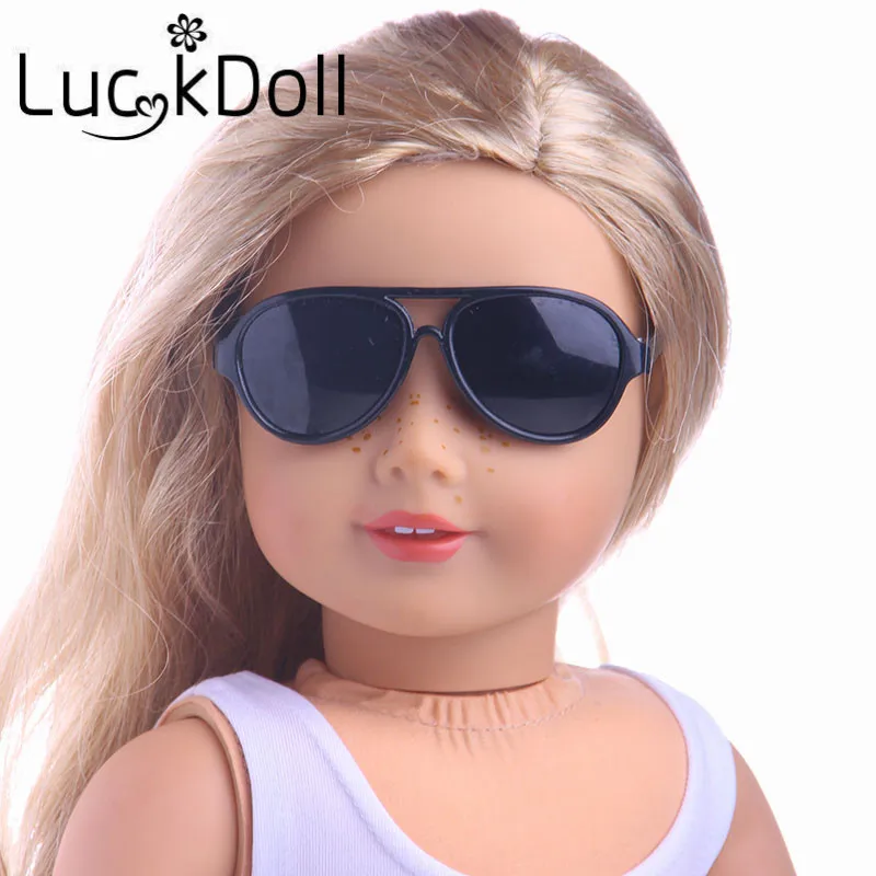 LUCKDOLL Elliptical Shape Sunglasses Fit 18 Inch American 43cm Baby Doll Clothes Accessories,Girls Toys,Generation,Birthday Gift
LUCKDOLL Elliptical Shape Sunglasses Fit 18 Inch American 43cm Baby Doll Clothes Accessories,Girls Toys,Generation,Birthday Gift