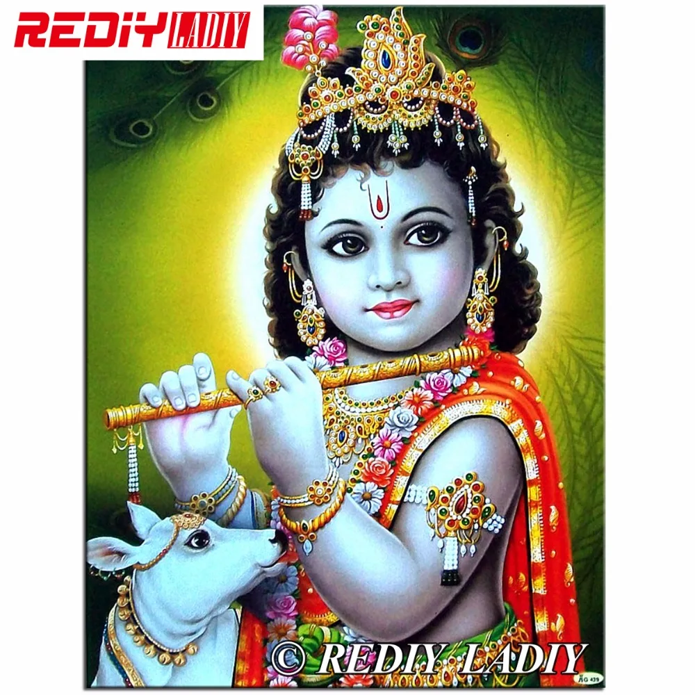 DIY 5D Diamond Mosaic Lord Krishna Icon Full Diamond Painting Cross Stitch Kits Diamonds Embroidery Home Decor Mosaic Pictures
DIY 5D Diamond Mosaic Lord Krishna Icon Full Diamond Painting Cross Stitch Kits Diamonds Embroidery Home Decor Mosaic Pictures