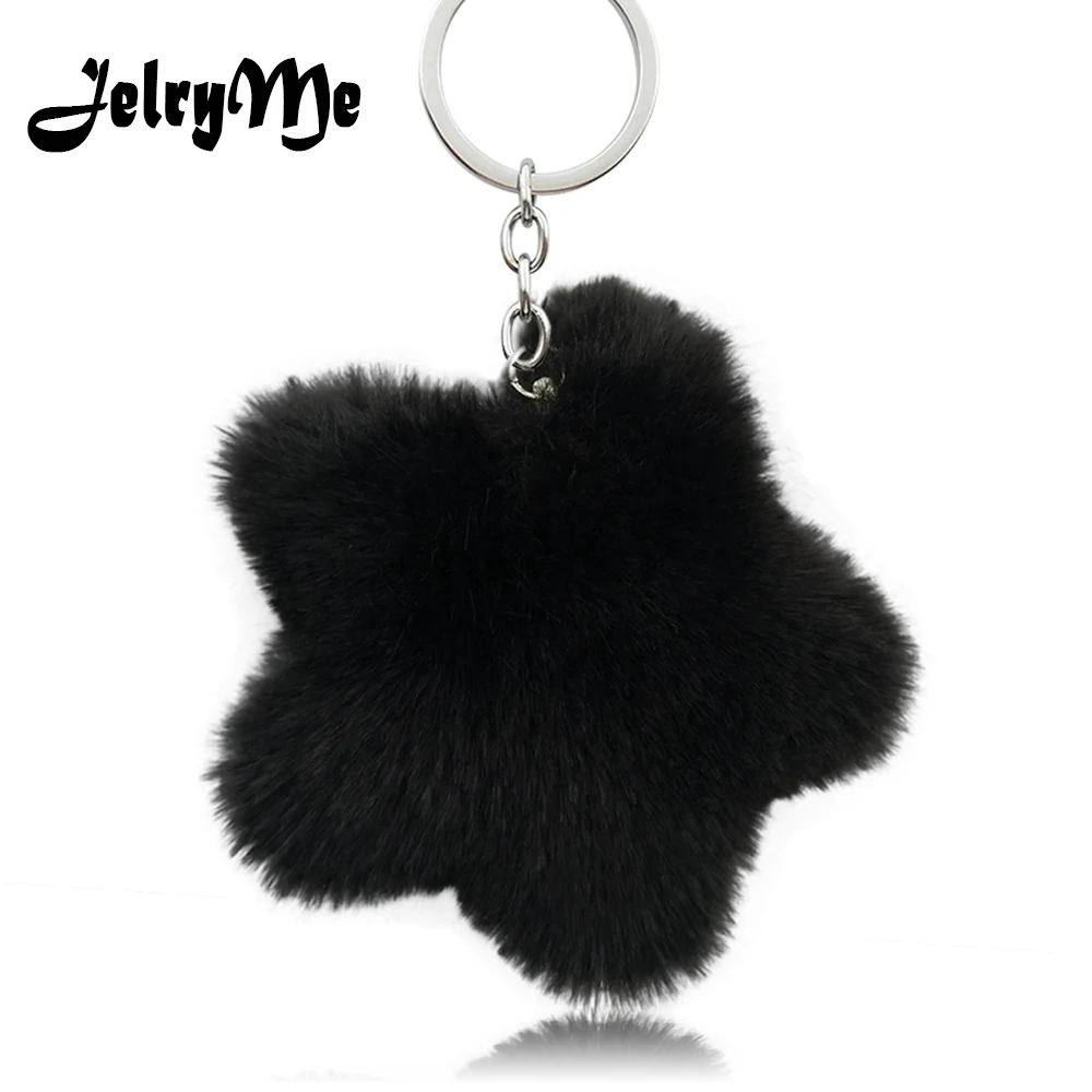 New Fluffy Star Keychain For Female Faux Rabbit Fur Pompom Keyring Women Charms Bag Car Key Chains Pendant Jewelry Accessories
New Fluffy Star Keychain For Female Faux Rabbit Fur Pompom Keyring Women Charms Bag Car Key Chains Pendant Jewelry Accessories