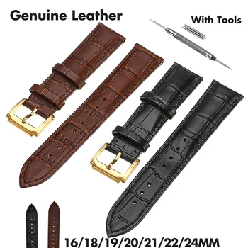 Soft Calf Genuine Leather Watch Strap 20mm 22mm 24mm Leather Watch band Replacement Wrist Bracelet Watch Accessories With Tool
Soft Calf Genuine Leather Watch Strap 20mm 22mm 24mm Leather Watch band Replacement Wrist Bracelet Watch Accessories With Tool