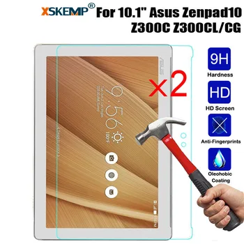 XSKEMP 2Pcs/Lot 9H Hard Tablet Tempered Glass For ASUS ZenPad 10 Z300C Z300CL Scratch Proof LCD Screen Protector Protective Film
XSKEMP 2Pcs/Lot 9H Hard Tablet Tempered Glass For ASUS ZenPad 10 Z300C Z300CL Scratch Proof LCD Screen Protector Protective Film
