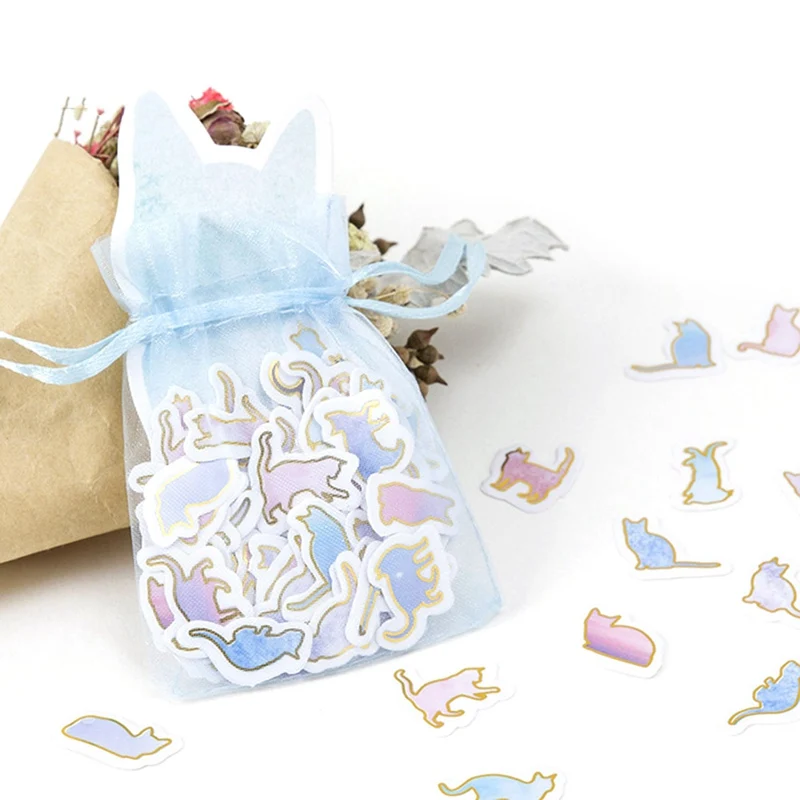 100 pcs/pack Colorful cat Label Stickers Decorative Stationery Yarn bag Stickers Scrapbooking DIY Diary Album Stick Lable
100 pcs/pack Colorful cat Label Stickers Decorative Stationery Yarn bag Stickers Scrapbooking DIY Diary Album Stick Lable