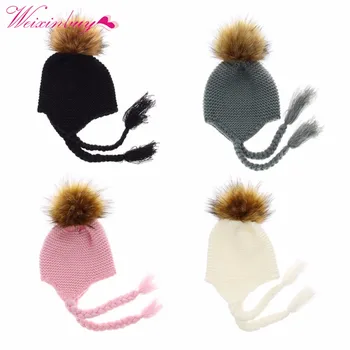 2018 Warm Children Cap Knit Cotton Baby Hat With Pompom For Winter Fur Hats Kids Ears Beanie Thick 0-2 Years
2018 Warm Children Cap Knit Cotton Baby Hat With Pompom For Winter Fur Hats Kids Ears Beanie Thick 0-2 Years