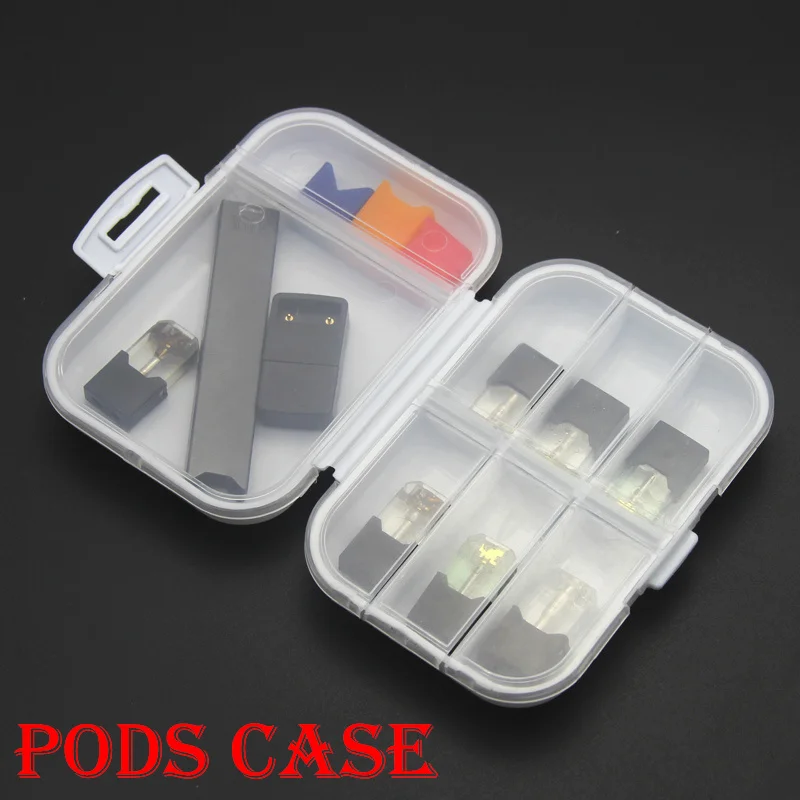 8 Slots Portable Storage Box for JUUI Cartridge Pods Carrying Box for RELX MYLE PHIX Pods Storage Case Vape Accessories Case
8 Slots Portable Storage Box for JUUI Cartridge Pods Carrying Box for RELX MYLE PHIX Pods Storage Case Vape Accessories Case