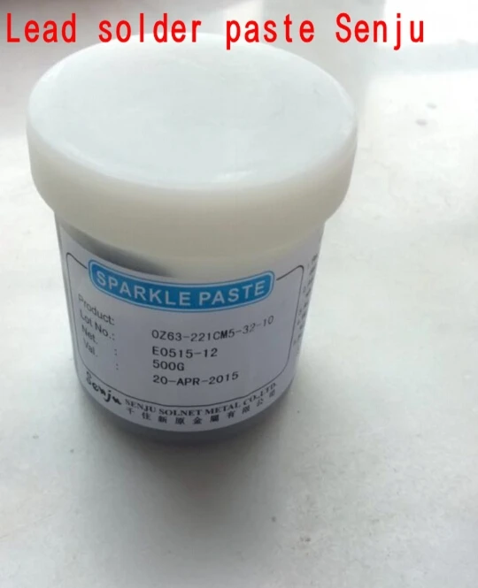 Senju No-clean SMT Lead-bearing LED SMT Solder Paste BGA Solder Flux Sn63Pb37 500g
Senju No-clean SMT Lead-bearing LED SMT Solder Paste BGA Solder Flux Sn63Pb37 500g