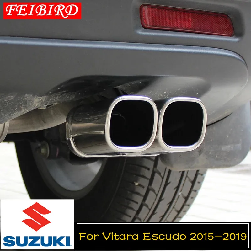For Suzuki Vitara Escudo 2015 2016 2017 2018 2019 Rear Exhaust muffler tail Pipe Outlet Decoration Frame Cover Trim
For Suzuki Vitara Escudo 2015 2016 2017 2018 2019 Rear Exhaust muffler tail Pipe Outlet Decoration Frame Cover Trim