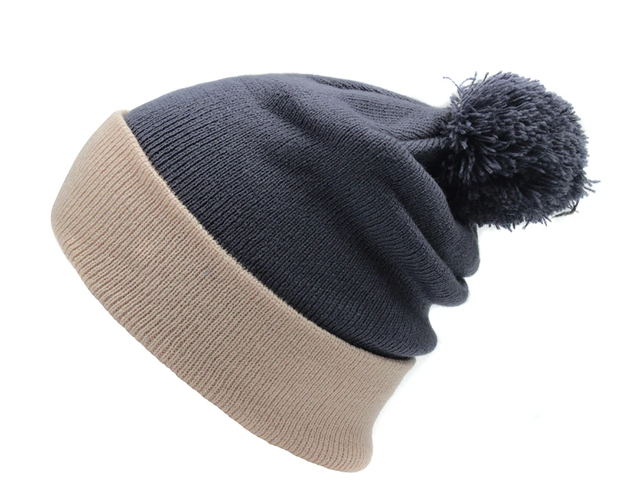 ADK Fashion Female's Beanie Pompoms 2018 Fashion New Winter Headwear Brand High Quality Outdoor Hat For Girls#CAP237 (1)