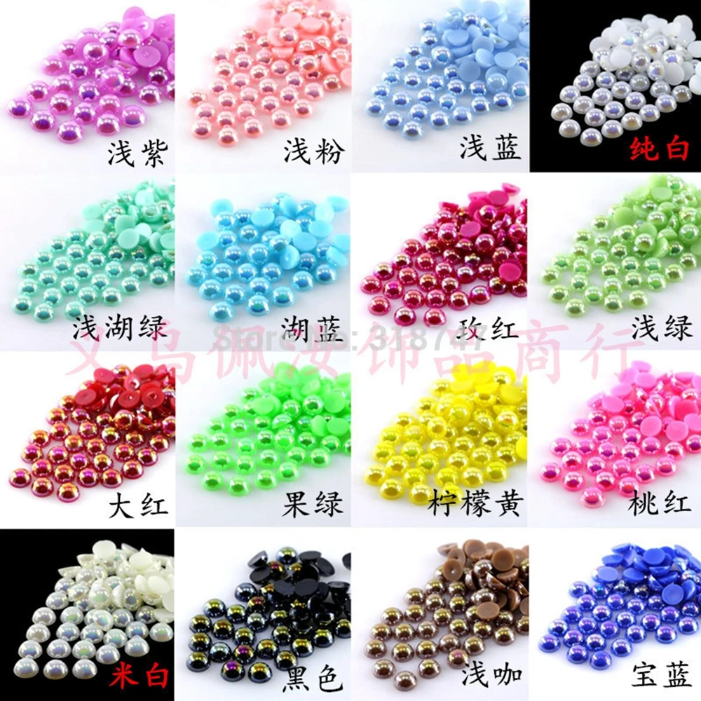 Free Shipping 288Pcs/lot Size 6mm AB Color Imitation Pearls Half Round Flatback Beads DIY Decoration
Free Shipping 288Pcs/lot Size 6mm AB Color Imitation Pearls Half Round Flatback Beads DIY Decoration