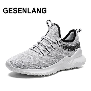 Men's Flyknit Running Shoes Big Size Breathable Soft Outdoor Sports Sneakers For Men Anti-slip Wearable Trail Walking Male Shoes
Men's Flyknit Running Shoes Big Size Breathable Soft Outdoor Sports Sneakers For Men Anti-slip Wearable Trail Walking Male Shoes