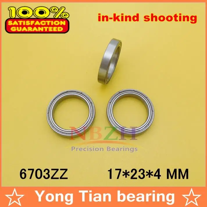 Plastic Bearing POM 6703 Glass Balls 17x23x4mm