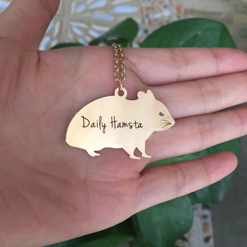 Latest High Quality Copper Unisex Jewelry Gold Hamster Charm Necklace Personalized Names Or Letters Dropship Accepted YP0089
Latest High Quality Copper Unisex Jewelry Gold Hamster Charm Necklace Personalized Names Or Letters Dropship Accepted YP0089