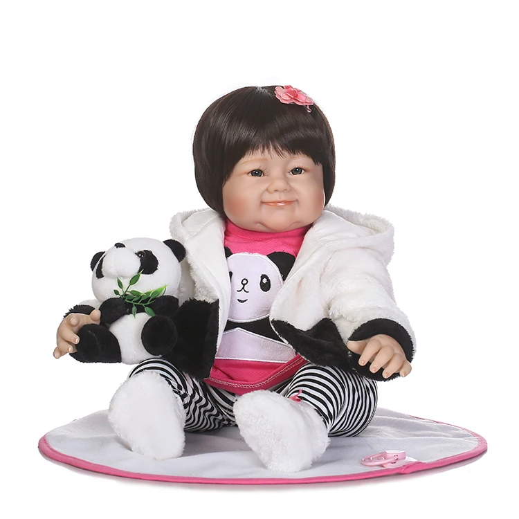 DollMai bebes reborn 22" fake baby girl soft silicone dolls toys for kids birthday gift fashion brand BJD sleeping dolls
DollMai bebes reborn 22" fake baby girl soft silicone dolls toys for kids birthday gift fashion brand BJD sleeping dolls