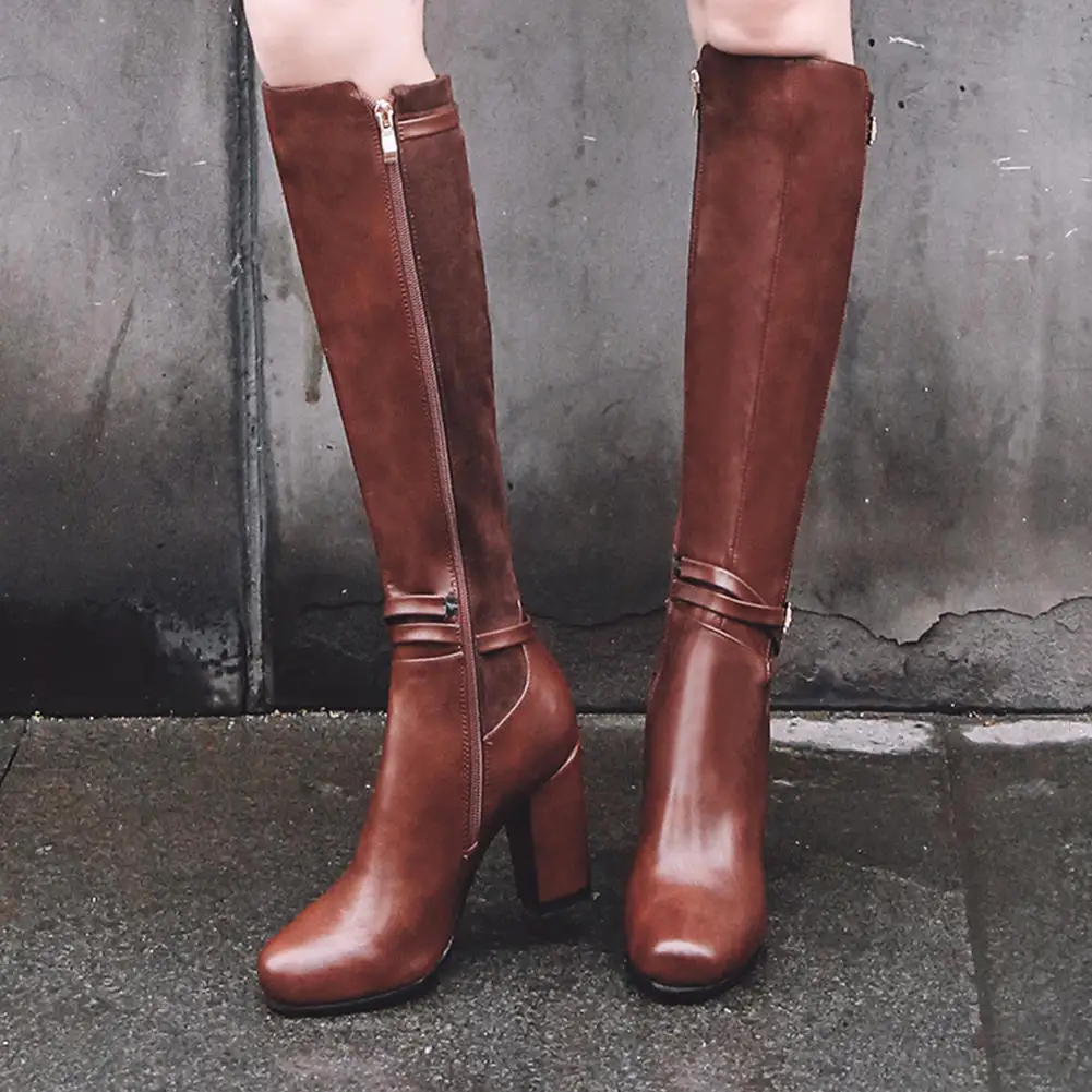 Karinluna high heels knee high boots woman shoes