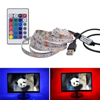 2pcs/lot SMD3528 USB LED Strips light 5V string Christmas desk Decor lamp tape For 5V 50CM 1M 2M 3M 4M 5M TV Background Lighting
2pcs/lot SMD3528 USB LED Strips light 5V string Christmas desk Decor lamp tape For 5V 50CM 1M 2M 3M 4M 5M TV Background Lighting