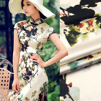 2014 Elastic satin mulberry silk silks and satins digital print clothes cheongsam
2014 Elastic satin mulberry silk silks and satins digital print clothes cheongsam