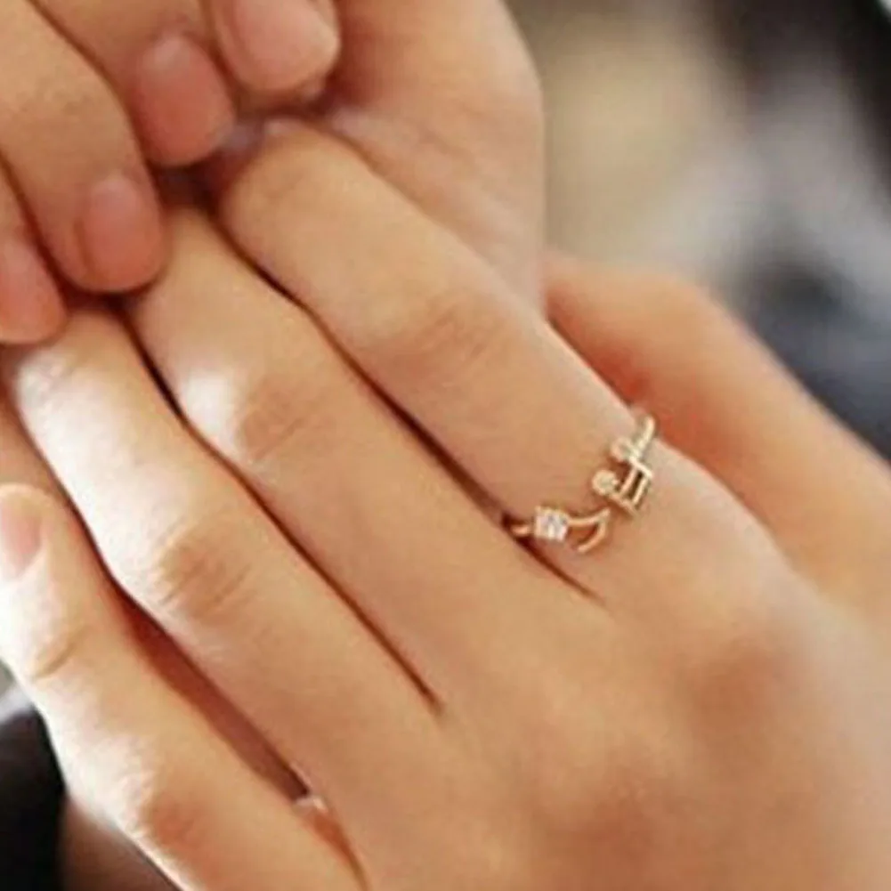 2019 Fashion Musical Notes Melody Crystal Lady Dress Accessory Spiral Round Open Finger Ring
2019 Fashion Musical Notes Melody Crystal Lady Dress Accessory Spiral Round Open Finger Ring