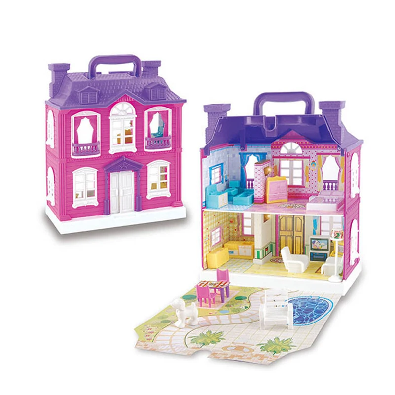 Toys Doll House with Music LED Light Miniature Furniture Doll Accessories Musical Castle Dollhouse Model Toy For Girls Gift
Toys Doll House with Music LED Light Miniature Furniture Doll Accessories Musical Castle Dollhouse Model Toy For Girls Gift